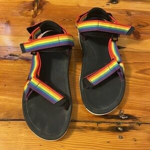 Teva Shoes Teva Hurricane Rainbow Textile Sport Hiking Pride